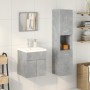 Set muebles de baño 2 piezas madera contrachapada gris hormigón de , Muebles de baño - Ref: Foro24-3324867, Precio: 99,22 €, ...