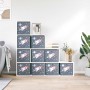 Cajas almacenaje plegables 10 uds no tejida gris 32x32x32 cm de , Cestas para almacenaje - Ref: Foro24-4018988, Precio: 43,35...