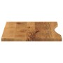 Tablero de escritorio con curva madera mango rugosa 90x60x2,5cm de , Tableros para mesas - Ref: Foro24-370215, Precio: 62,79 ...