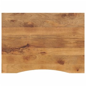 Tablero escritorio con curva madera mango rugosa 100x80x2,5 cm de , Tableros para mesas - Ref: Foro24-370220, Precio: 94,66 €...