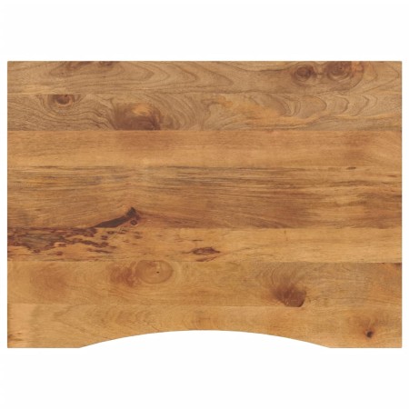 Tablero escritorio con curva madera mango rugosa 100x80x2,5 cm de , Tableros para mesas - Ref: Foro24-370220, Precio: 94,66 €...