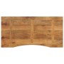 Tablero escritorio con curva madera mango rugosa 110x60x2,5 cm de , Tableros para mesas - Ref: Foro24-370217, Precio: 85,93 €...