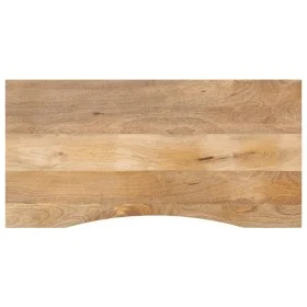 Tablero escritorio con curva madera mango rugosa 120x60x2,5 cm de , Tableros para mesas - Ref: Foro24-370203, Precio: 89,87 €...