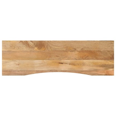 Tablero escritorio con curva madera mango rugosa 160x50x2,5 cm de , Tableros para mesas - Ref: Foro24-370198, Precio: 111,44 ...