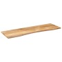 Tablero escritorio con curva madera mango rugosa 160x50x2,5 cm de , Tableros para mesas - Ref: Foro24-370198, Precio: 111,44 ...