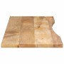 Tablero escritorio con curva madera mango rugosa 160x50x2,5 cm de , Tableros para mesas - Ref: Foro24-370198, Precio: 111,44 ...