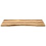 Tablero escritorio con curva madera mango rugosa 100x60x2,5 cm de , Tableros para mesas - Ref: Foro24-370201, Precio: 73,62 €...