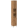 Armario de baño madera contrachapada roble artisan 30x30x190 cm de , Muebles de baño - Ref: Foro24-857200, Precio: 104,53 €, ...
