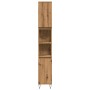 Armario de baño madera contrachapada roble artisan 30x30x190 cm de , Muebles de baño - Ref: Foro24-857200, Precio: 104,53 €, ...
