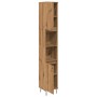 Armario de baño madera contrachapada roble artisan 30x30x190 cm de , Muebles de baño - Ref: Foro24-857200, Precio: 104,53 €, ...