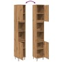 Armario de baño madera contrachapada roble artisan 30x30x190 cm de , Muebles de baño - Ref: Foro24-857200, Precio: 104,53 €, ...