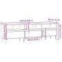 Mueble de TV madera de ingeniería roble artisan 150x30x44,5 cm de , Muebles TV - Ref: Foro24-857192, Precio: 135,04 €, Descue...