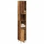 Armario de baño madera de ingeniería envejecida 30x30x190 cm de , Muebles de baño - Ref: Foro24-857199, Precio: 86,01 €, Desc...