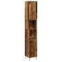 Armario de baño madera de ingeniería envejecida 30x30x190 cm de , Muebles de baño - Ref: Foro24-857199, Precio: 86,01 €, Desc...