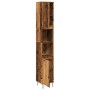 Armario de baño madera de ingeniería envejecida 30x30x190 cm de , Muebles de baño - Ref: Foro24-857199, Precio: 87,08 €, Desc...