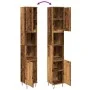Armario de baño madera de ingeniería envejecida 30x30x190 cm de , Muebles de baño - Ref: Foro24-857199, Precio: 86,01 €, Desc...
