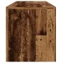 TV stand with LED lights, aged engineered wood, 140x36.5x40 cm by , TV Furniture - Ref: Foro24-856303, Price: 120,43 €, Disco...