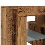 Mueble TV luces LED madera ingeniería envejecida 120x36,5x40 cm de , Muebles TV - Ref: Foro24-856301, Precio: 92,89 €, Descue...