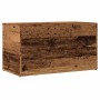 Baúl de almacenamiento madera ingeniería envejecida 84x42x46 cm de , Baúles para juguetes - Ref: Foro24-856568, Precio: 85,49...