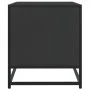 Mueble de TV madera de ingeniería y metal negro 120,5x40x46 cm de , Muebles TV - Ref: Foro24-848889, Precio: 80,80 €, Descuen...