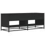 Mueble de TV madera de ingeniería y metal negro 120,5x40x46 cm de , Muebles TV - Ref: Foro24-848889, Precio: 80,80 €, Descuen...