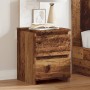 Mesita de noche madera de ingeniería envejecida 30x30x40 cm de , Mesitas de noche - Ref: Foro24-855846, Precio: 30,95 €, Desc...