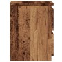 Mesita de noche madera de ingeniería envejecida 30x30x40 cm de , Mesitas de noche - Ref: Foro24-855846, Precio: 30,95 €, Desc...