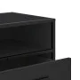 Mueble de TV madera de ingeniería y metal negro 80x34,5x40 cm de , Muebles TV - Ref: Foro24-848809, Precio: 68,44 €, Descuent...