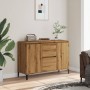 Aparador de madera de ingeniería roble artisan 102x35x70 cm de , Aparadores - Ref: Foro24-856487, Precio: 117,44 €, Descuento: %