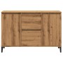 Aparador de madera de ingeniería roble artisan 102x35x70 cm de , Aparadores - Ref: Foro24-856487, Precio: 117,44 €, Descuento: %