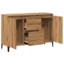 Aparador de madera de ingeniería roble artisan 102x35x70 cm de , Aparadores - Ref: Foro24-856487, Precio: 117,44 €, Descuento: %