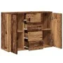 Aparador de madera de ingeniería madera envejecida 88x30x64 cm de , Aparadores - Ref: Foro24-855892, Precio: 110,05 €, Descue...