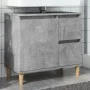 Mueble de lavabo madera ingeniería gris hormigón 65x33x60 cm de , Tocadores de baño - Ref: Foro24-857119, Precio: 61,15 €, De...