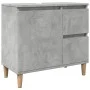 Mueble de lavabo madera ingeniería gris hormigón 65x33x60 cm de , Tocadores de baño - Ref: Foro24-857119, Precio: 61,15 €, De...
