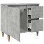 Mueble de lavabo madera ingeniería gris hormigón 65x33x60 cm de , Tocadores de baño - Ref: Foro24-857119, Precio: 61,15 €, De...