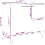 Mueble de lavabo madera ingeniería gris hormigón 65x33x60 cm de , Tocadores de baño - Ref: Foro24-857119, Precio: 58,04 €, De...