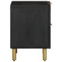 Mesita de noche de madera maciza de mango negra 40x33x46 cm de , Mesitas de noche - Ref: Foro24-4017646, Precio: 71,67 €, Des...