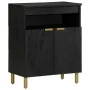 Aparador de madera de ingeniería negro 60x33x75 cm de , Almacenamiento para CD y DVD - Ref: Foro24-4017673, Precio: 94,26 €, ...