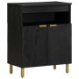 Aparador de madera de ingeniería negro 60x33x75 cm de , Almacenamiento para CD y DVD - Ref: Foro24-4017673, Precio: 111,73 €,...