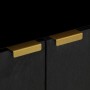 Aparador de madera de ingeniería negro 60x33x75 cm de , Almacenamiento para CD y DVD - Ref: Foro24-4017673, Precio: 111,73 €,...
