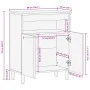 Aparador de madera de ingeniería negro 60x33x75 cm de , Almacenamiento para CD y DVD - Ref: Foro24-4017673, Precio: 94,26 €, ...