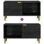 Mesa de centro madera contrachapada negro 80x50x40 cm de , Mesas de centro - Ref: Foro24-4017652, Precio: 103,79 €, Descuento: %