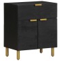Mesita de noche madera de ingeniería negra 50x33x60 cm de , Mesitas de noche - Ref: Foro24-4017659, Precio: 77,79 €, Descuent...