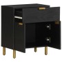 Mesita de noche madera de ingeniería negra 50x33x60 cm de , Mesitas de noche - Ref: Foro24-4017659, Precio: 77,79 €, Descuent...