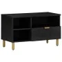Mueble de TV madera de ingeniería negro 80x33x46 cm de , Almacenamiento para CD y DVD - Ref: Foro24-4017665, Precio: 83,39 €,...