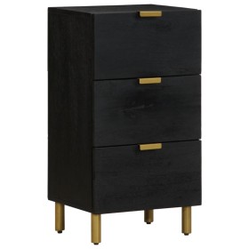 Aparador de madera de ingeniería negro 40x33x75 cm de , Almacenamiento para CD y DVD - Ref: Foro24-4017671, Precio: 113,84 €,...