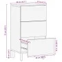 Aparador de madera de ingeniería negro 40x33x75 cm de , Almacenamiento para CD y DVD - Ref: Foro24-4017671, Precio: 112,05 €,...