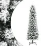 Árbol de Navidad artificial estrecho con nieve PVC y PE 210 cm de , Arboles de navidad - Ref: Foro24-4019688, Precio: 88,17 €...