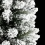 Árbol de Navidad artificial estrecho con nieve PVC y PE 210 cm de , Arboles de navidad - Ref: Foro24-4019688, Precio: 88,17 €...