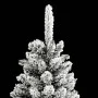 Árbol de Navidad artificial estrecho con nieve PVC y PE 210 cm de , Arboles de navidad - Ref: Foro24-4019688, Precio: 88,17 €...
